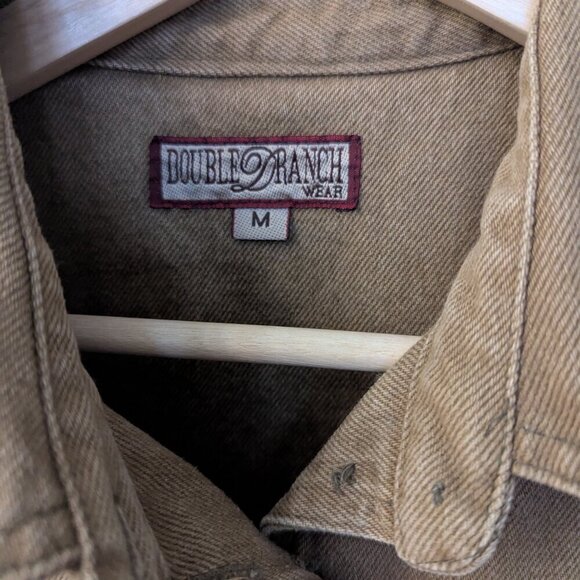 Double D Ranch Denim Vest | Western Vintage | Button Front - Picture 3 of 11